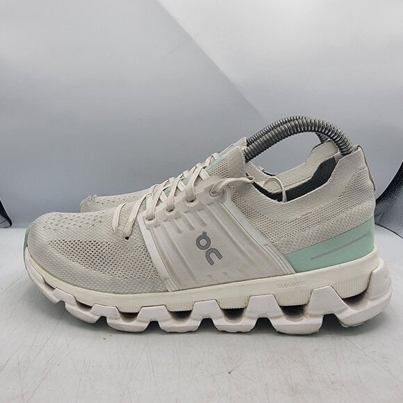 On Cloudswift 3 Womens Size 8 White Green Shoes Running Walking Sneaker Comfort main image 7